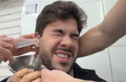 Álvaro vai parar no hospital após mosquito entrar no ouvido durante encontro