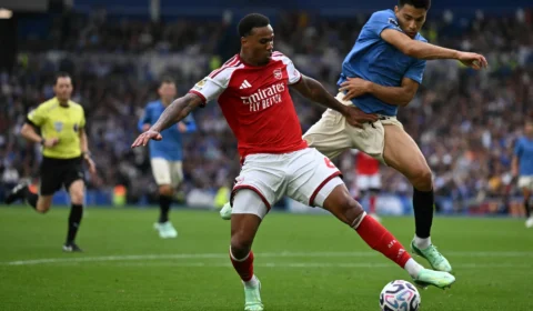 Arsenal vira sobre o Leeds United e vence com gol de Bruno Guimarães