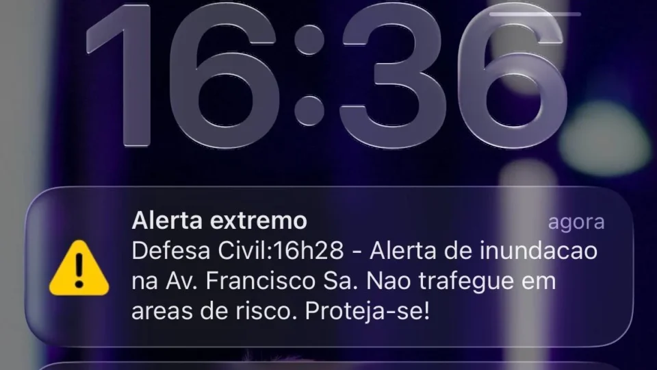 Alerta extremo é emitido pela Defesa Civil em BH: “risco de alagamentos”