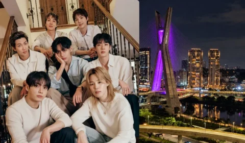 BTS em São Paulo: Ponte Estaiada ganhará iluminação roxa em homenagem ao grupo; conheça a história por trás da cor