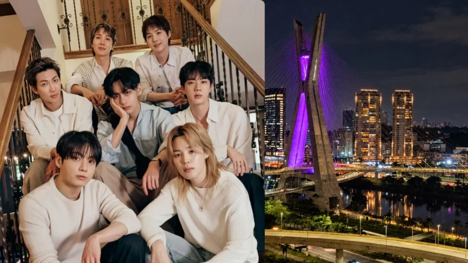 BTS em São Paulo: Ponte Estaiada ganhará iluminação roxa em homenagem ao grupo; conheça a história por trás da cor
