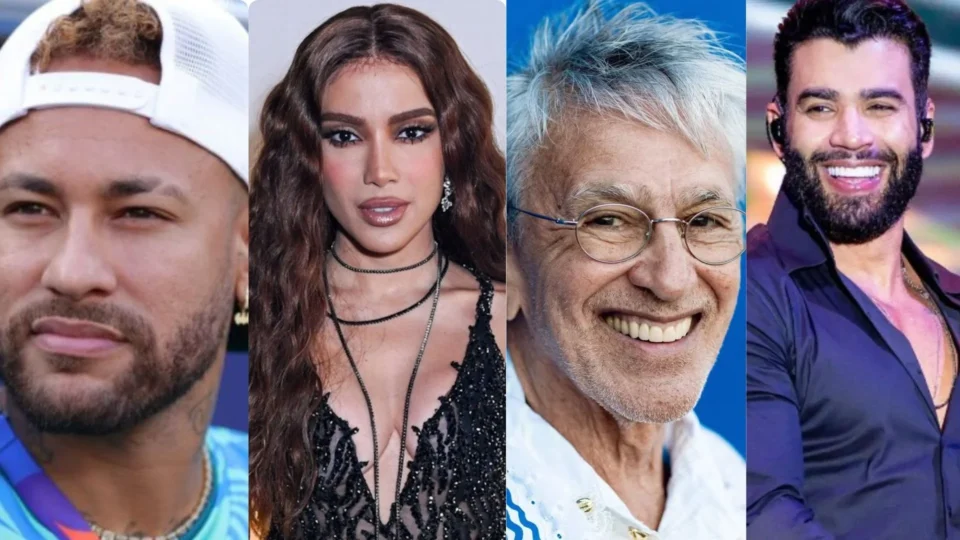 De Neymar a Anitta: veja quais famosos apoiam Lula e Flávio Bolsonaro nas eleições de 2026