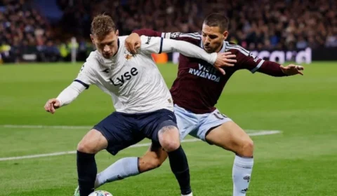Aston Villa vence Viking por 3 a 1, mantém campanha perfeita e assume vice-liderança da Champions