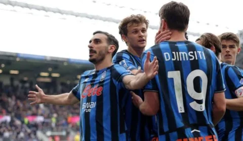 Atalanta empata em 2 a 2 com Frosinone e segue pressionada no Campeonato Italiano