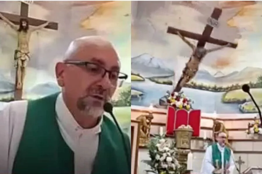 A mensagem também pediu orações pelo sacerdote e manifestou apoio à comunidade religiosa atingida pela tragédia.