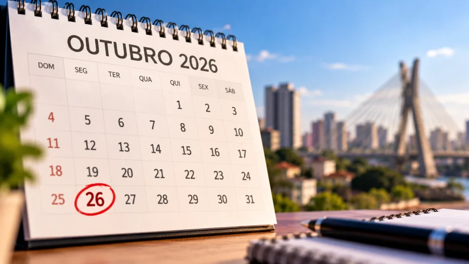 Feriado municipal em 11 cidades cai na segunda-feira, 26 de outubro