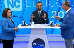 Omar Aziz e Maria do Carmo protagonizam debate acalorado na disputa pelo Governo do Amazonas