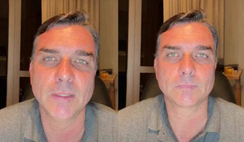 Dos EUA, Flávio Bolsonaro prevê ‘quebradeira’ no Brasil e fala em eleições antes de 2030