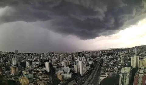 Grande BH têm alerta de tempestade nesta sexta (23); veja previsão em 7 cidades