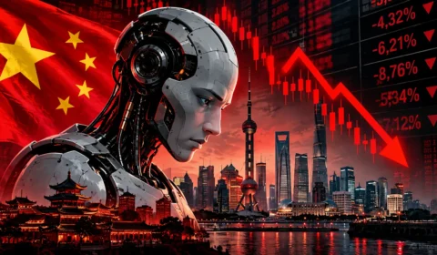 Bolha da inteligência artificial na China perde US$ 480 bilhões e acende alerta global