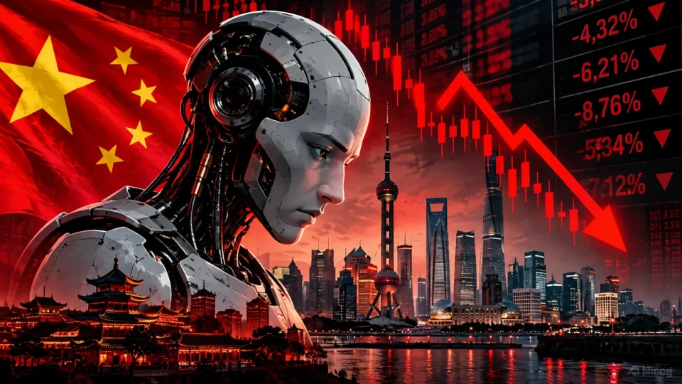 Bolha da inteligência artificial na China perde US$ 480 bilhões e acende alerta global