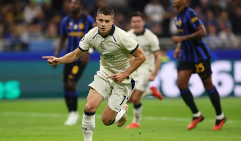 Club Brugge vence Inter de Milão por 4 a 2 com hat-trick de Tresoldi na Champions League