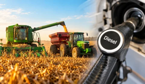 Diesel mais caro ameaça o lucro do agro e pode encarecer alimentos
