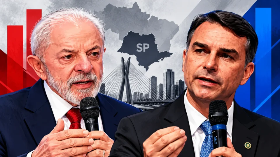 Datafolha em SP: Flávio tem 39% e Lula chega a 38%