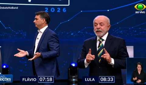 Debate Lula x Flávio na Band movimenta disputa pela audiência na TV