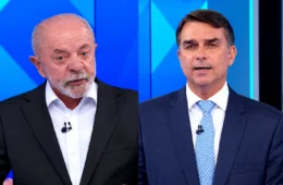 Flávio cita números sobre obras e Lula ironiza: ‘Decora, mas não aprende’ no debate