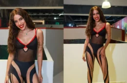 VIDEO: Anitta rouba a cena em ensaio da Grande Rio com look preto e samba no pé na quadra