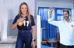 Celina tem 61% dos votos válidos contra 39% de Grass, aponta Igape/Record