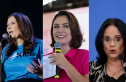 Michelle Bolsonaro, Bia Kicis e Damares participam de evento de apoio a candidata no Tocantins