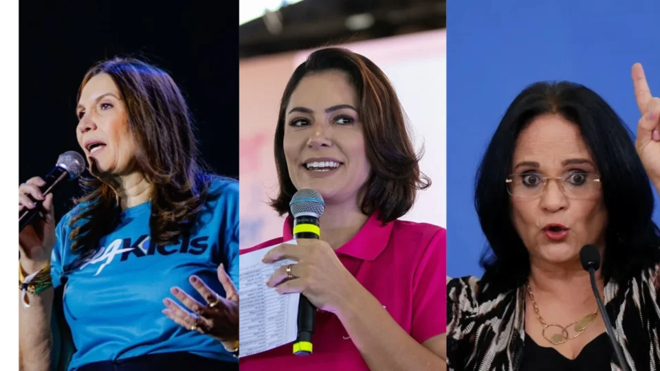 Michelle Bolsonaro, Bia Kicis e Damares participam de evento de apoio a candidata no Tocantins
