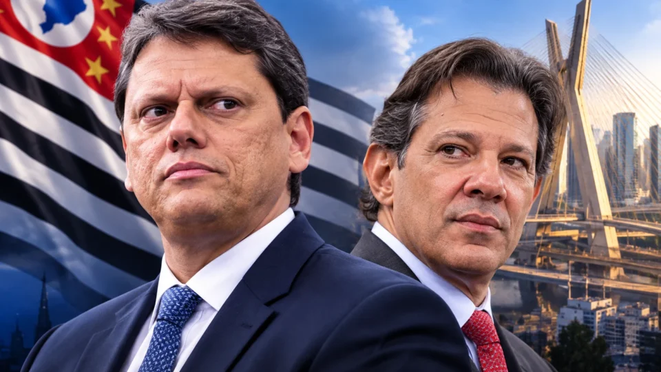 Quaest: Tarcísio tem 60% dos votos válidos em SP; Haddad, 36%