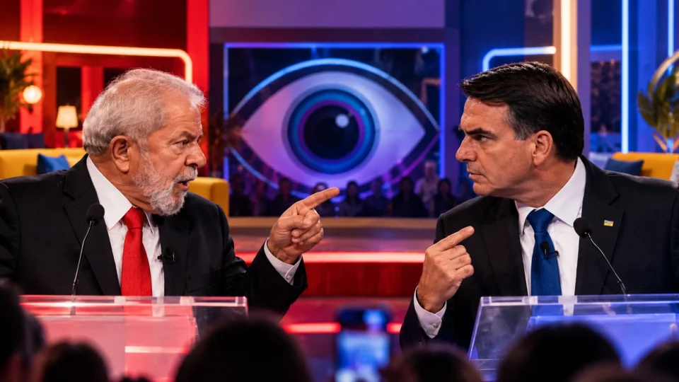 Debate ou BBB? Lula e Flávio transformam confronto na Band em um verdadeiro Sincerão