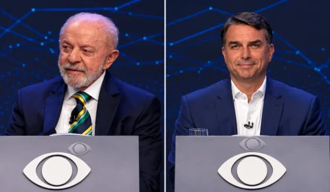 Lula e Flávio Bolsonaro ficam frente a frente no primeiro debate do segundo turno na Band