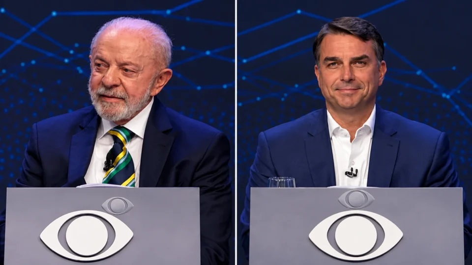 Lula e Flávio Bolsonaro ficam frente a frente no primeiro debate do segundo turno na Band
