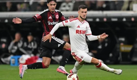 Eintracht Frankfurt vence Colônia por 1 a 0 e ganha fôlego no Campeonato Alemão