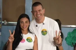 Douglas Ruas vota em São Gonçalo neste domingo
