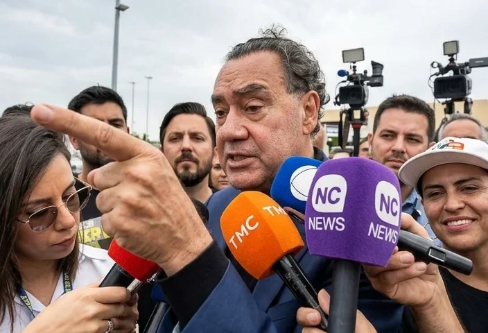 Presidenciável afirmou em coletiva em Brasília que equipe jurídica prepara possível mandado de segurança; candidato protestou contra cancelamento do debate da Globo