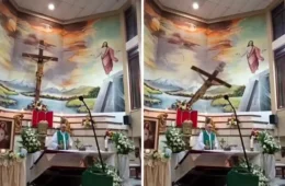 VÍDEO: Padre morre após cruz despencar sobre sua cabeça durante missa no Equador