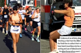 Influenciadora é desclassificada da Maratona de Berlim após ser flagrada de bicicleta