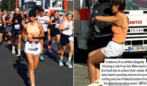 Influenciadora é desclassificada da Maratona de Berlim após ser flagrada de bicicleta