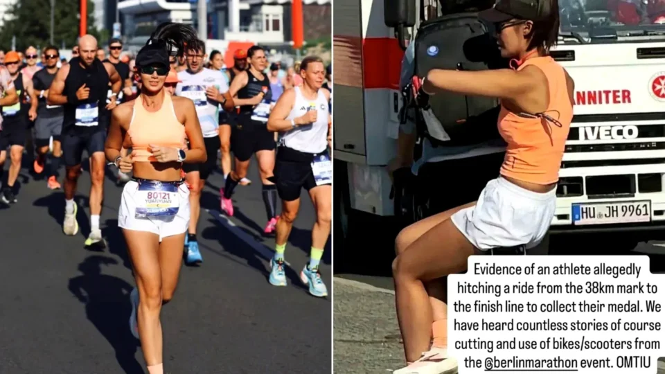 Influenciadora é desclassificada da Maratona de Berlim após ser flagrada de bicicleta
