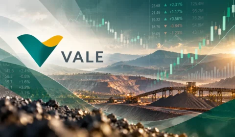 Vale cai na contramão do Ibovespa e VALE3 testa nível decisivo nesta segunda