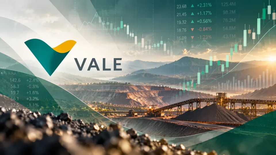 Vale cai na contramão do Ibovespa e VALE3 testa nível decisivo nesta segunda