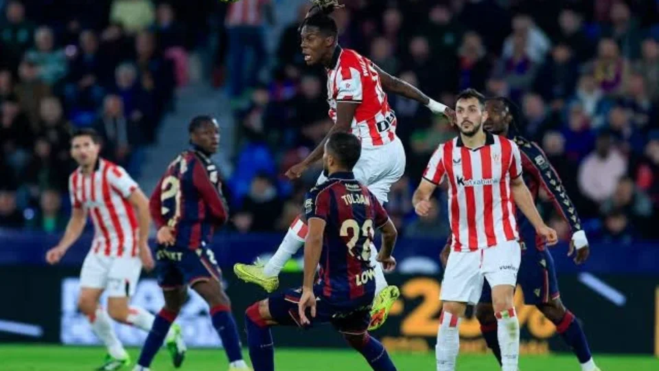 Levante x Athletic Bilbao: jogo adiado por fortes chuvas acontece nesta quarta; veja horário