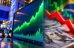 Ibovespa bate recorde e dólar despenca após primeiro turno das eleições