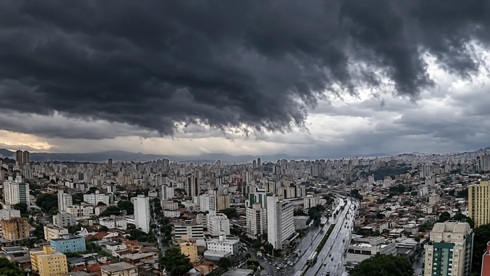 BH pode ter chuva nesta terça; 15 cidades de MG estão sob alerta de até 100 mm