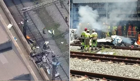 Queda de avião não afeta circulação do metrô de BH e passageiros relatam paralisação