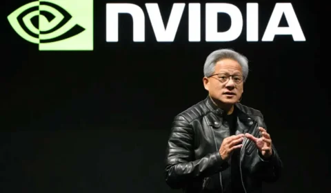 Nvidia bate recorde na bolsa e se aproxima de valor de mercado de US$ 6 trilhões