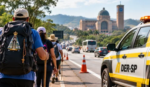 DER-SP reforça segurança nas rodovias durante romarias para Aparecida