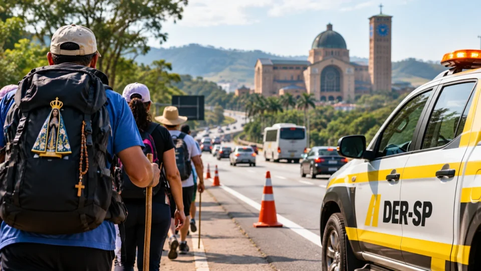 DER-SP reforça segurança nas rodovias durante romarias para Aparecida