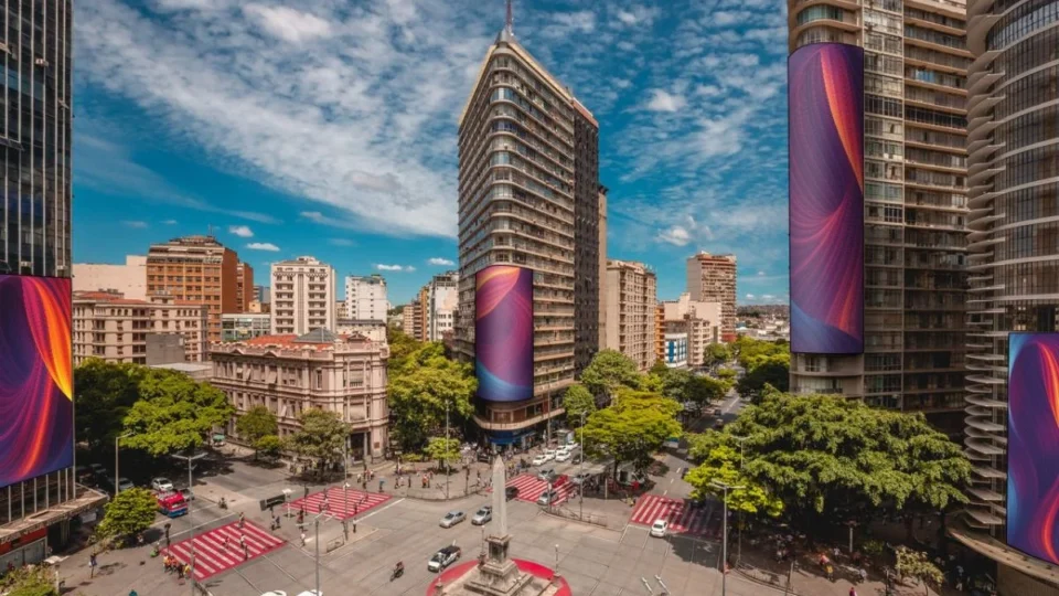 Instalação da ‘Times Square’ em BH era prevista para outubro, mas ainda não começou