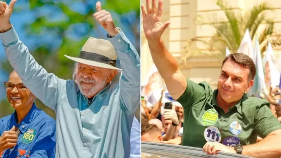 Lula e Flávio Bolsonaro fazem campanha no mesmo dia em São Paulo, onde a direita venceu com folga