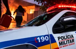 Mulher foge após companheiro jogar gasolina nela e em casa em Governador Valadares