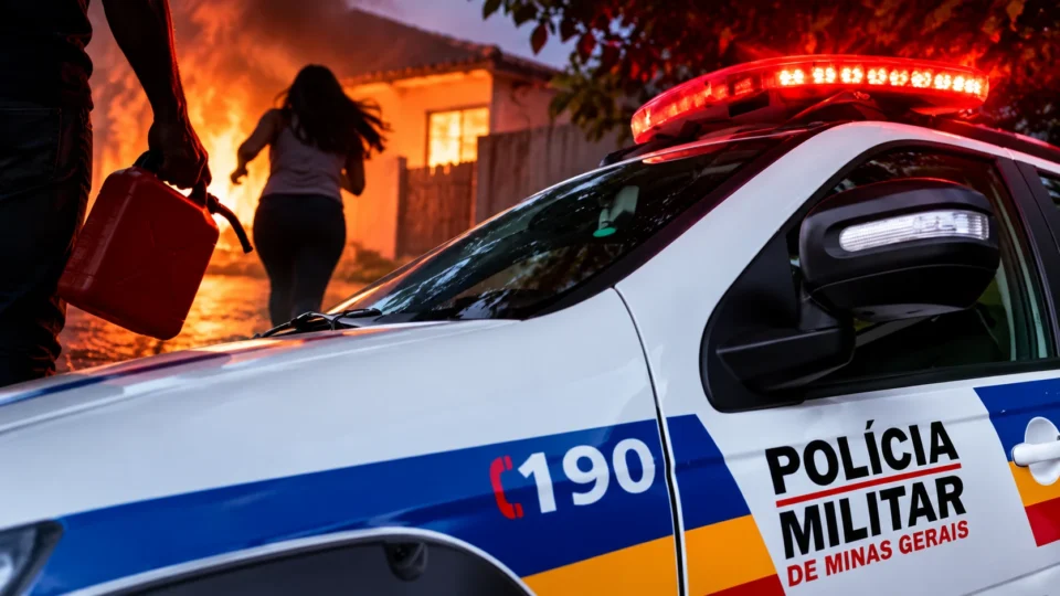 Mulher foge após companheiro jogar gasolina nela e em casa em Governador Valadares