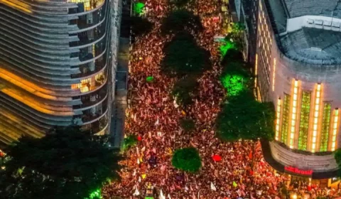 Lula em BH: PT estima 200 mil pessoas em caminhada no Centro; veja fotos
