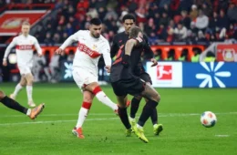 Stuttgart surpreende Bayer Leverkusen na BayArena e abre vantagem de 4 a 1